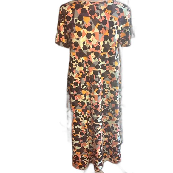 Lularoe Disney Carly Minnie Mouse Midi Dress M Short Sleeves Casual Loose Fit - Picture 9 of 10
